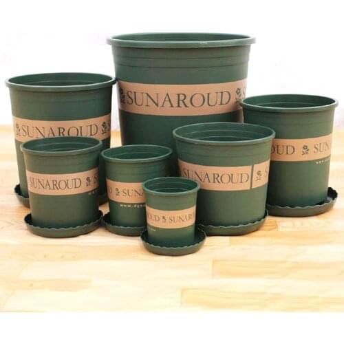 Plastic Gallon Flowerpot Flower Planter Basket Nursery Pot Ventilation Gardening Anti Aging Container Balcony Decoration