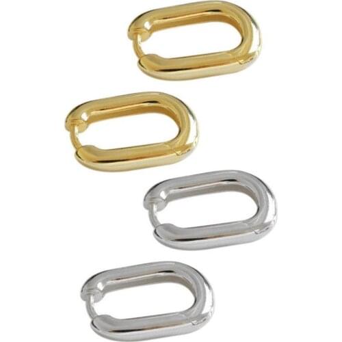 European And American Simple Creative Irregular Earrings Exaggerated 2021 Design Female Earrings Trendy Red New Net Tempera G8D4