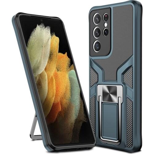 Luxury shockproof Anti-fall Heavy Protection Armor Ring Bracket Phone Case For Samsung Galaxy S20 S21 Plus Note 20 Ultra Cover