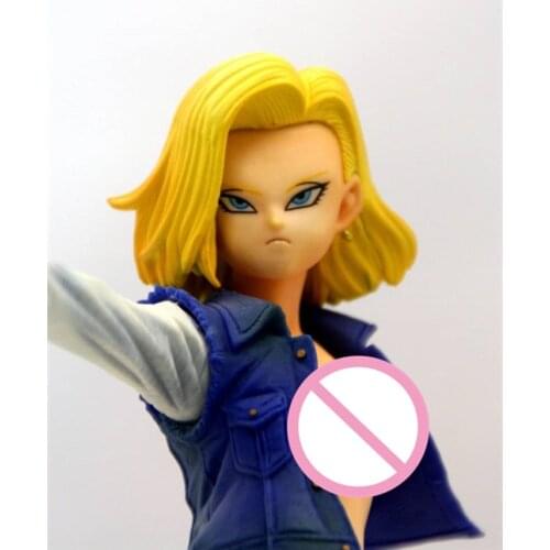 Sexy Android 18 1/6 scale anime girl figure nude anime figure