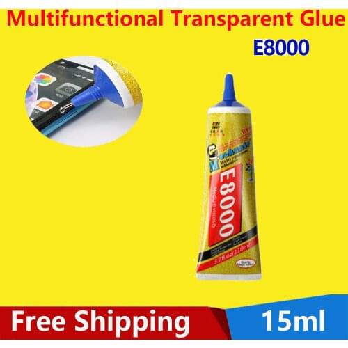 Strong Glue Instant Glue Clothes Fabric Clear Leather Adhesive Jewelry Stationery Phone Screen Instant Glue E8000 Glue 15ml