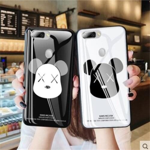 BONVAN Glass Case For Xiaomi Mi 10 10t Lite 11 Pro Ultra Hard Cover For Xiaomi Mi 10s 11i Bear Couqe Capa