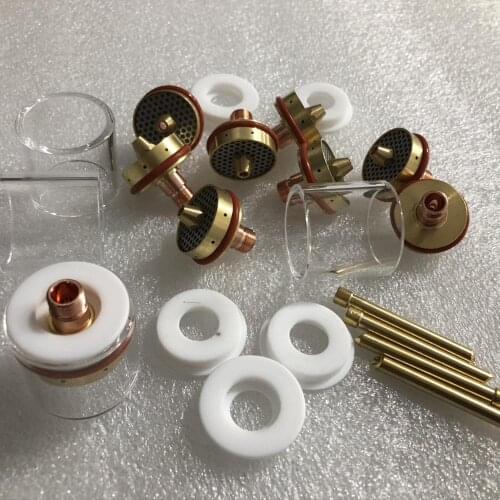 TIG Torch Pyrex Cup Kit tig welding gun tig gun tig welding torch For WP17 18 26