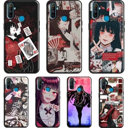 Yumeko Jabami Kakegurui For OnePlus 9 Pro 8 Pro Nord 8T 9R Case For OPPO Realme 8 Pro Q3 6 7 Pro C15 C3 GT Cover