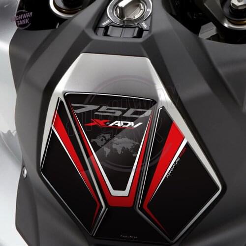 Motorcycle Tank Pad Protector Sticker 3D Resin Case for Honda Scooter X-ADV Xadv 750