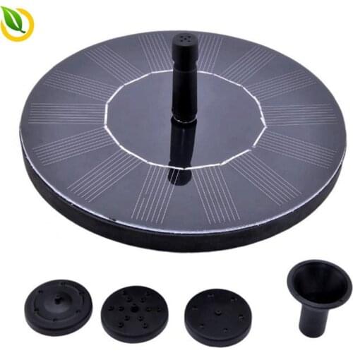 1.4W Home Garden Solar Pump System PV Floating Fountain Home Swimming Pool Fish Tank Water Cycle System With Mono Solar Panels
