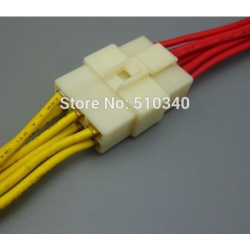 1set 6.3mm connector 6P 6 pin Electrical 6.3 Connector Kits Male Female socket plug for Motorcycle Car