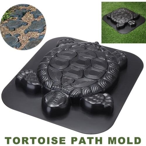 1pc Turtle Mold Garden Path Stone Mold Concrete Cement Mould Turtle Stepping Cement Moulds Decors