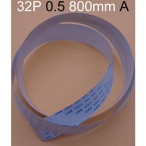 1pc New FFC FPC flat flexible cable 0.5mm pitch 32 pin 6PIN type A Length 800mm 80cm Width 16.5mm Ribbon Flex Cable