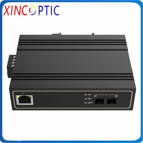 1POE IEEE802.3af/at+1Dual Fiber, SM 1310nm, 20km,SC,10/100M Industrial PoE Switch