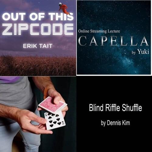 21 Blind Riffle Shuffle by Dennis Kim ,Out Of This Code by Erik Tait,Cappella by Yuki Iwane,Another World Change by Yoann.F