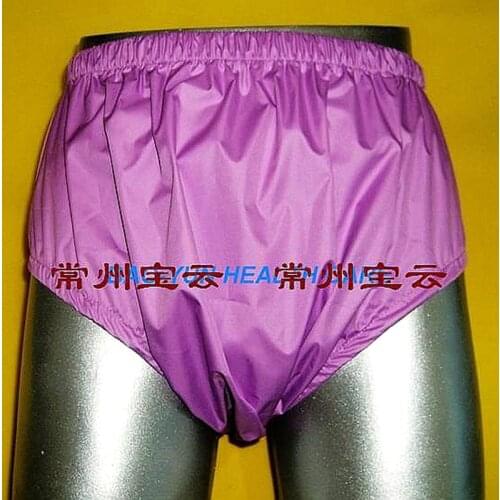 Free Shipping FUUBUU2202-PURPLE-M-1PCS Safety trousers/Physiological pants/Incontinence pants/Waterproof shorts