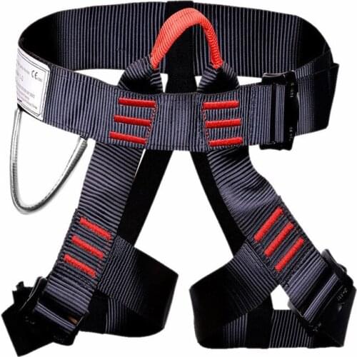 Climbing Harness Safe Seat Belts Mountaineering Rock Climbing Rappelling Body Guide Harness