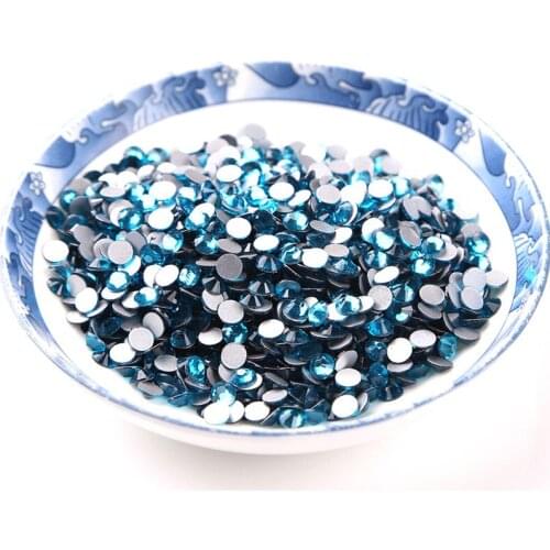 Glitter Rhinestones Mix Color SS16 Non Hot Fix Flatback Sewing & Fabric Garment Nail Art Stone