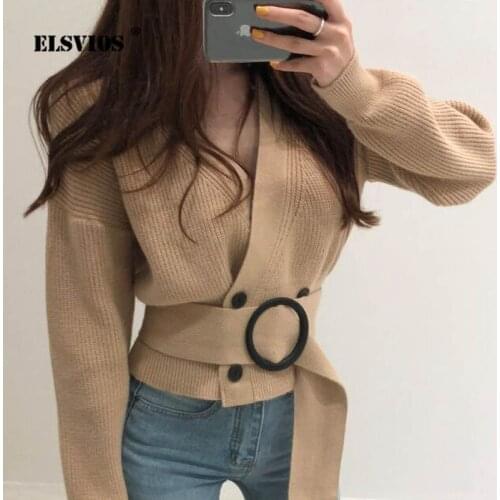 ELSVIOS Women's Cardigans With A Zipper