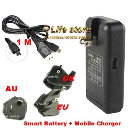 EU/UK/AU USB Desktop Dock Cradle Battery Mobile Phone Charger+USB Cable For Galaxy On7 G6000, Note 3 Neo LTE+ N7505,Leagoo Z7