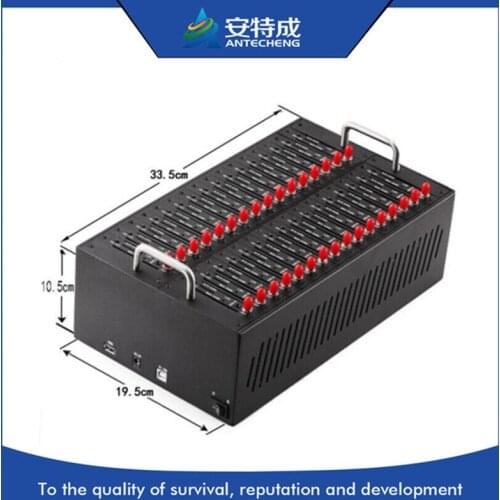 Hot selling! 32ports modem pool with MC55I support at command, bulk sms, quad band 850/900/1800/1900MHZ