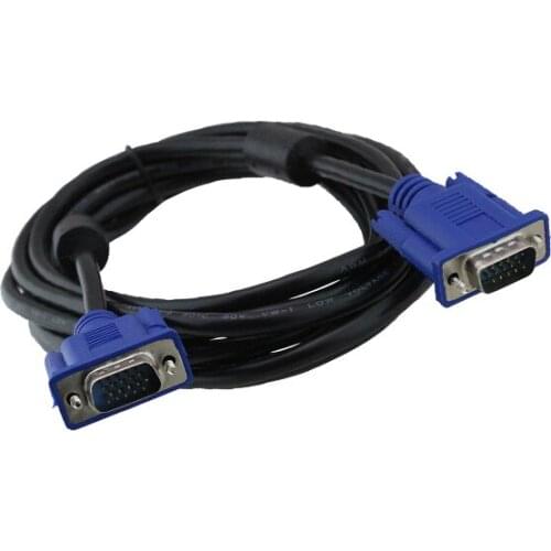 VGA CABLE 15 PINOUTS MALE/MALE 3 METRE POŞETLİ