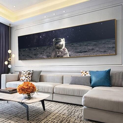 Astronaut Space Dreaming Stars Planet Limit Oil Painting Canvas Wall Pictures For Living Room Posters And Prints Home Decor