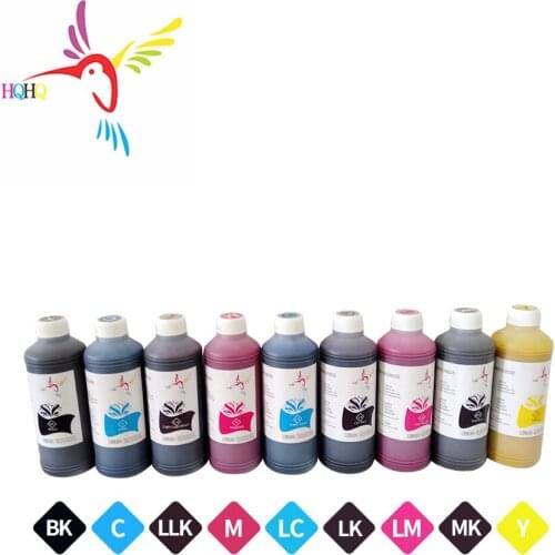 9 Colors/Set 500ml Dye Ink For Epson 11880/11880C/7908/9908/7890/9890/3800/3800C/3880/3850/3890/4880/7880/9880 Printer
