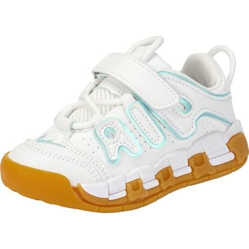 Autumn Kids Leather Casual High Quality Baby Sneakers Fashion Soft Comfortable Rubber Sport Running Shoe toddler girl sneakers