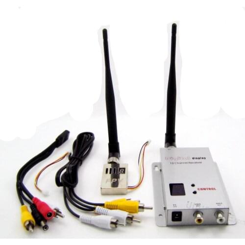 Transmitter Only 44g FPV 1.2G 1.3G 1000mW 4Ch Wireless Transmitter 12 Channel Receiver Professional Kit for RC QAV250 drone