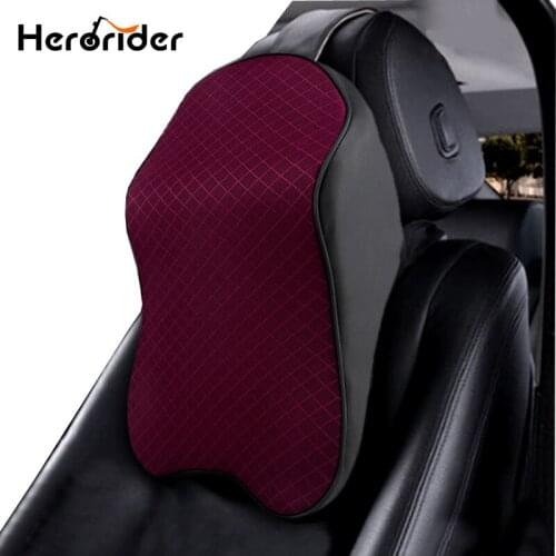 Memory Foam Car Headrest Pillow Neck Rest Waist Supports Cushion Car Massage Cushion Back Pillow Supports Car Accessories