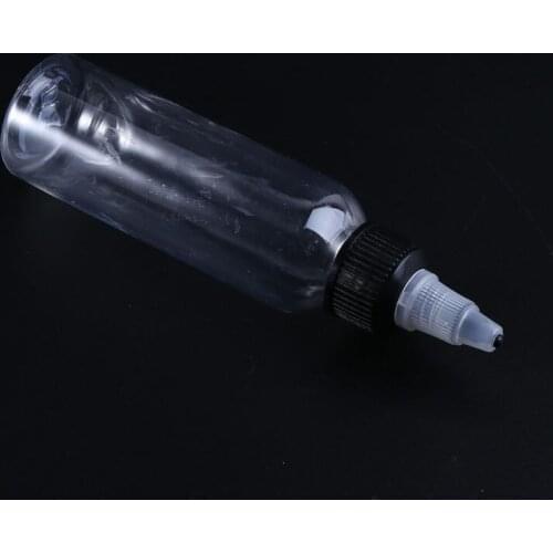 60ml 2OZ Twist Cap Empty Plastic Tattoo Ink Pigment Bottle Supply U2JD