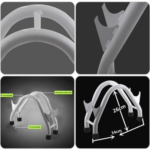 Home Dumbbell Rack Put Dumbbell Stand Gym Dumbbell Barbell Storage Rack Dumbbell Weightlifting Holder Exercise Accessories