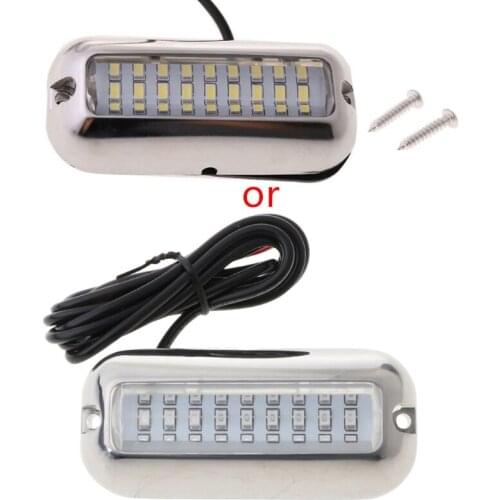 LED Waterproof Pontoon Marine Transom Color Underwater Light Boat Light Bar Yacht Styling Work Lamp