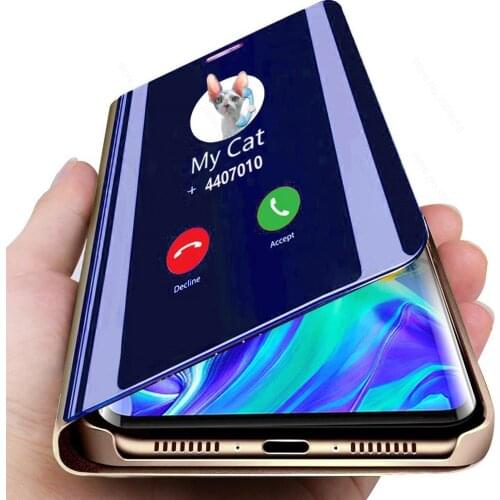 Smart Mirror Flip Case For Samsung Galaxy Note 10 8 9 S11 S10 S8 S9 Plus S10E S11E A51 A71 A50 A70 A10S A20S A7 A8 A9 2018 Case