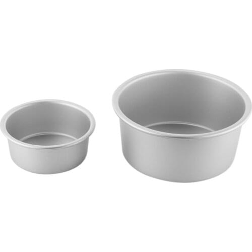 4" Aluminum Alloy Round Cake Baking Mould Pan Tin Mold Tray Bakeware Tool high quality Round Cake Pan