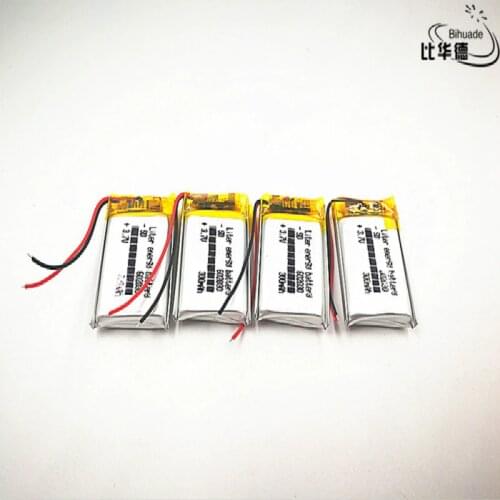5pcs/lot 602030 300 mah 3.7V lithium-ion polymer battery quality goods quality of CE FCC ROHS certification authority