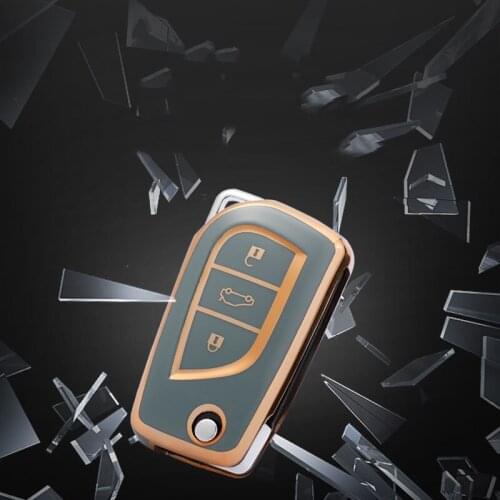 TPU Car Remote Key Cover Case For Toyota Auris Reiz Corolla RAV4 Avensis Yaris Aygo Verso Scion TC IM Fob Keychain Accessories