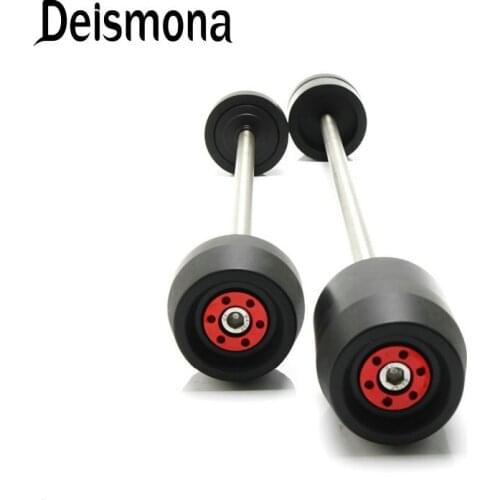 For Aprilia RSV4 RSV4-R/RSV4-RF/RSV4-RR 2009-2018 Motorcycle Front & Rear Axle Fork Crash Sliders Wheel Protector