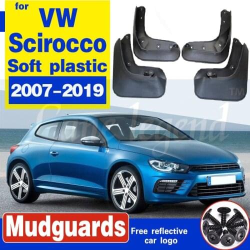 For Volkswagen VW Scirocco 2007-2019 3rd Car Mud Flaps Front Rear Mudguard Splash Guards Fender Mudflaps 2013 2014 2015 2016