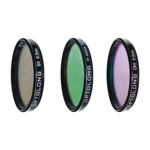 OPTOLONG 1.25" H-Alpha 7nm SII 6.5nm OIII 6.5nm Narrow Band Filter for Deep Sky Imaging with CCD astrophotography