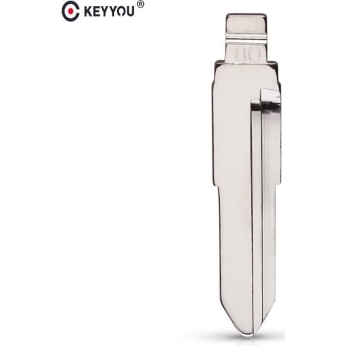 KEYYOU 10pcs/lot Type 80# Metal Blank KD Remote Flip Folding Key Blade Universal For New WuLing Hongguang NO.80 Uncut Key Blade