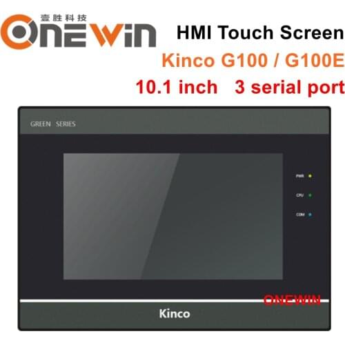 Kinco G100 G100E HMI Touch Screen 10.1 inch Ethernet USB Host new Human Machine Interface 3 serial ports Upgrade From MT4512T/E
