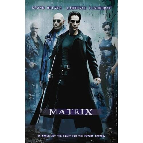 THE MATRIX FILM MOVIE METAL TIN SIGN POSTER WALL PLAQUE