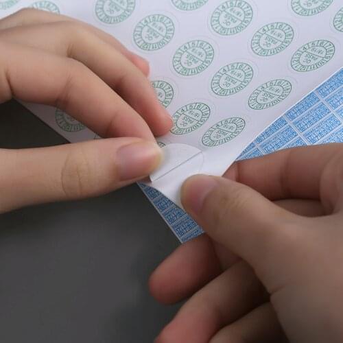 Printing Paper Adhesive Fragile Labels , self adhesive shipping labels customized fragile sticker
