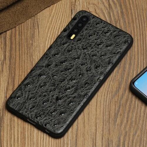 Ostrich pattern all-inclusive soft case For Huawei P20 Leather mobile phone mobile phone protection case For Huawei series