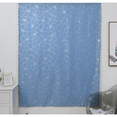 Simple Curtain Multicolor Double Face Blackout Curtains High Quality New Fashion Printed Modern Comfortable Curtain