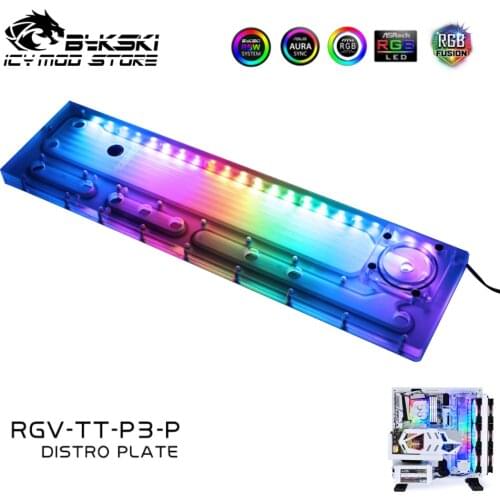 Bykski Waterway Board Reservoir Liquidcooling System Water Tank Acrylic Tranperant for Thermaltake Core P3 RGV-TT-P3-P
