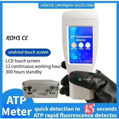 Handheld ATP Fluorescence Detector Surface Microbial Food Residue Bacteria Cleanliness Tester