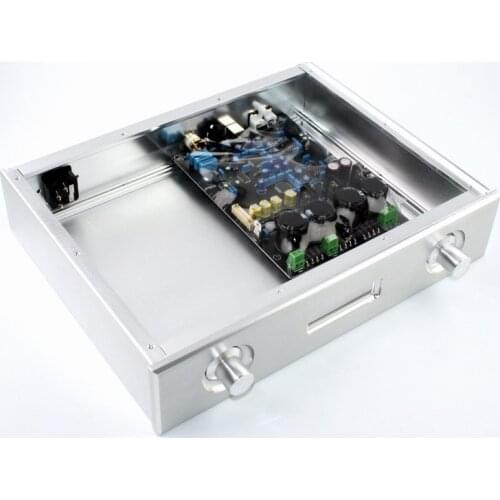 SENGTERBELLE WF1148 Silver Aluminum DAC Chassis AK4495 Enclosure Case For Dual AK4495 DAC Decoder Board