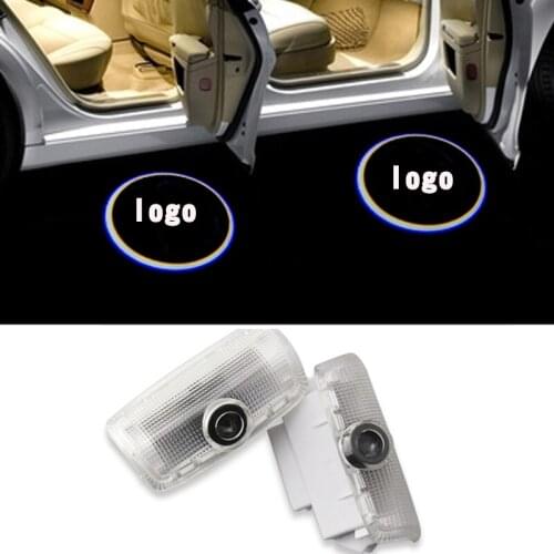 2Pcs 12V LED Car Door Welcome Logo Projector Shadow Light For Infiniti FX G M EX Q50 Q70 Q60 QX50 QX70 QX80 For Nissan Patrol