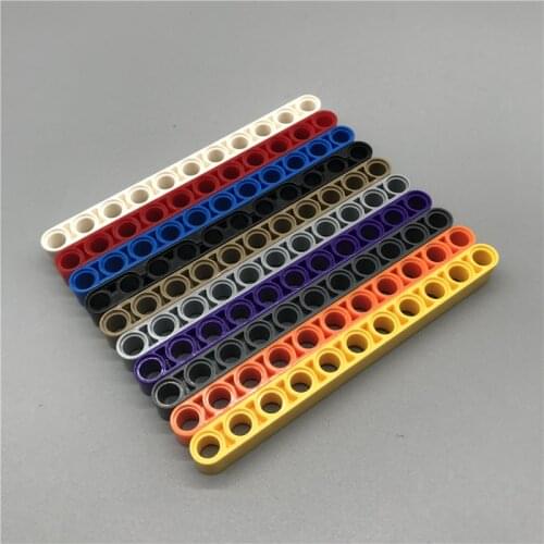Technology MOC Liftarm 1x11 Thick DIY Model Toys Bricks Parts Compatible With 32525 Creator Beam Bulk Building Blocks