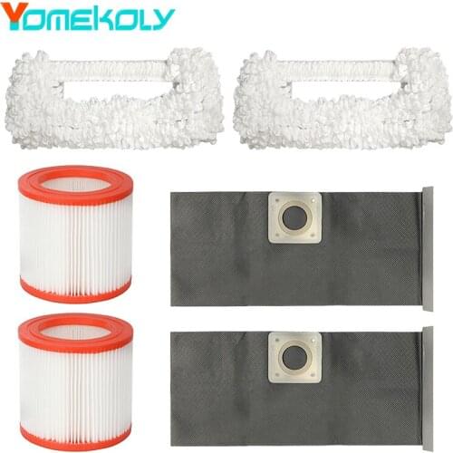 For YILI 6263A 6218E Vacuum Cleaner HEPA Filter​ Mop Cloth Dust Bag Replacement Accessories Parts