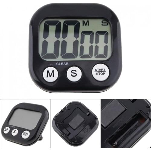 Convenient Multifunction Electronic Digital Timer with Large LCD Display and Bell Prompt for Kitchen